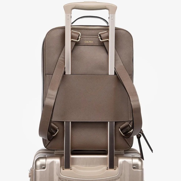 CALPAK Kaya 15 inch Laptop Computer Backpack in Mocha Limited Color $138 MSRP - Picture 5 of 17
